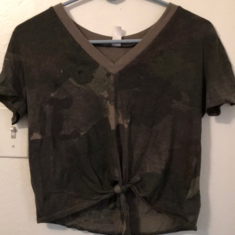 Camouflage shirt, middle twist